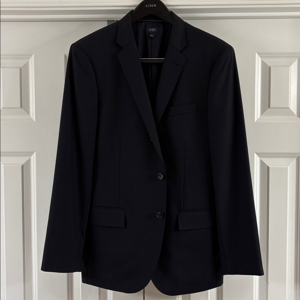 J Crew Ludlow Ing. Loro Piana & C. Super 120’s Wool Jacket. Made in Italy. Navy.